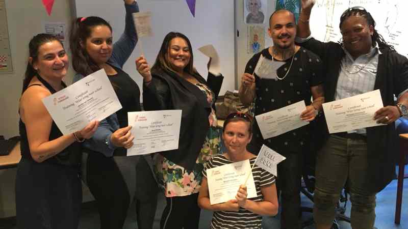 Certificaatuitreiking Educatieproject