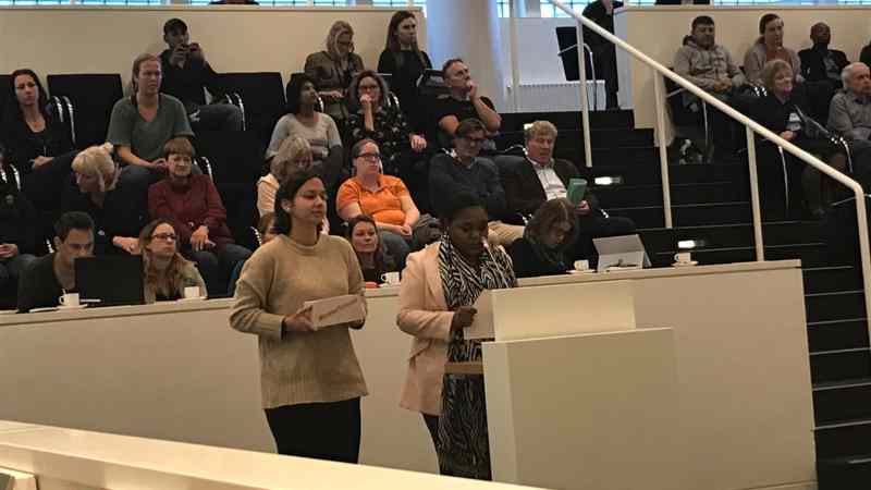 Inspreek tekst Fatima voor Haagse Gemeenteraad november 2018