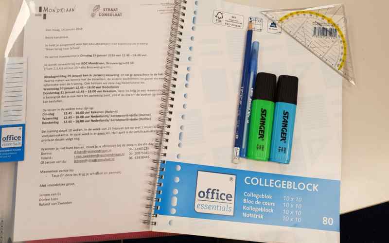 Aanmelden ‘Terug naar School training’ weer van start