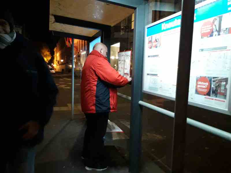 Poster actie in beeld