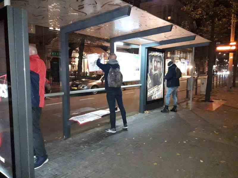 Poster actie in beeld