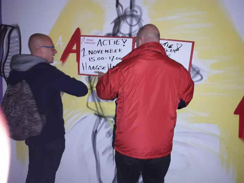 Poster actie in beeld