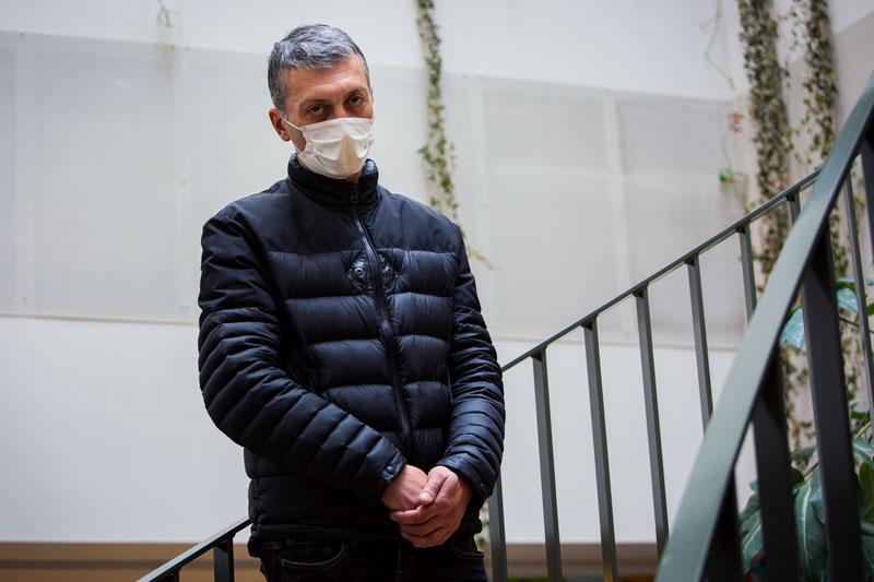 Het gezicht van de daklozen in Den Haag: George