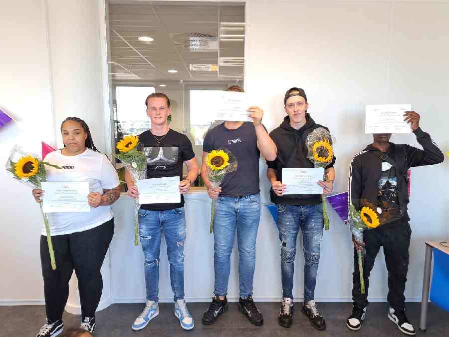 terug naar school groepsfoto