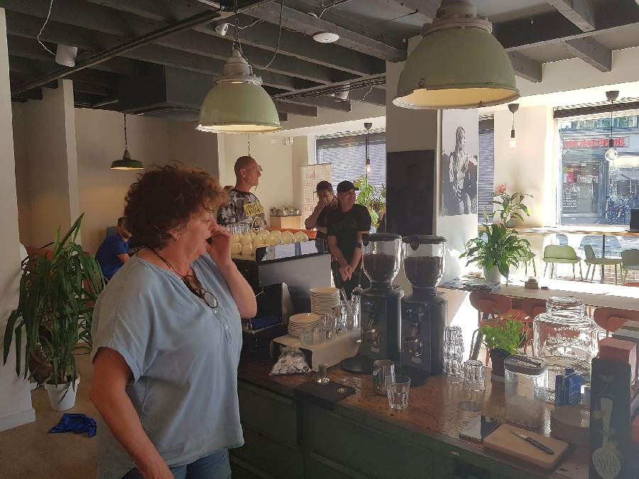 training straat bakkie barista's