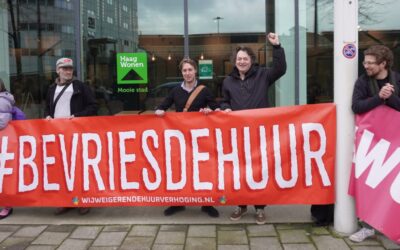 Straatconsulaat in actie tegen huurverhoging