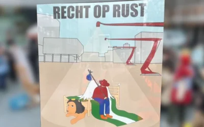 {Video} Pact tegen dakloosheid gesloten tijdens Recht op Rust-actie Schouwburgplein